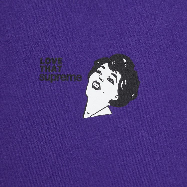 Supreme “love that supreme” tee high quality purple