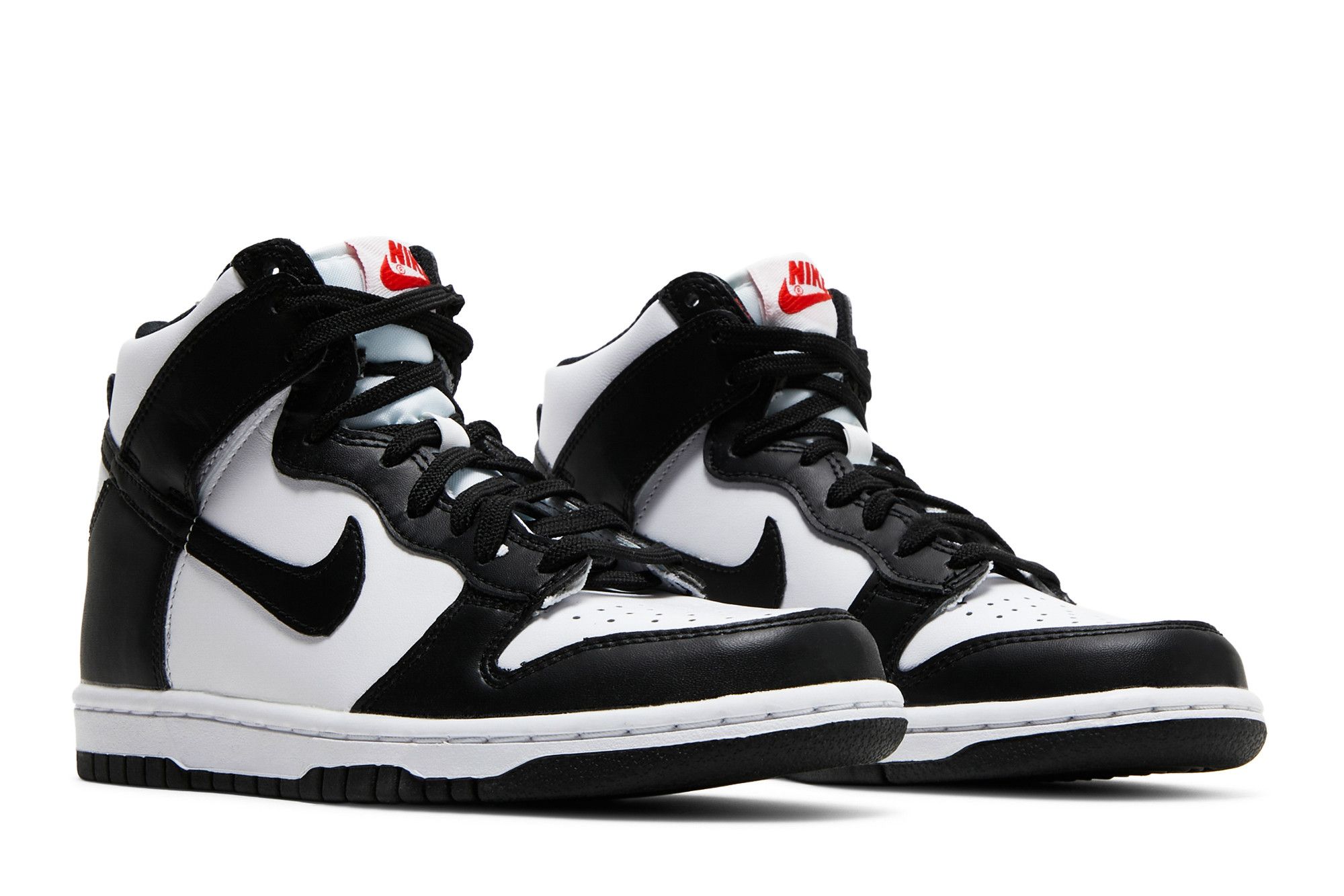 Pre-owned Nike Dunk High Gs 'black White'