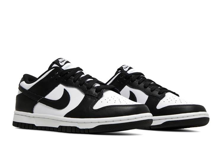 womens black and white nike dunks