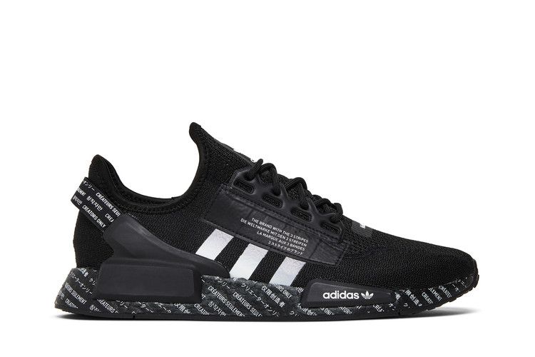 Buy Adidas NMD_R1 V2 'Script - Black' - GX1120 | GOAT