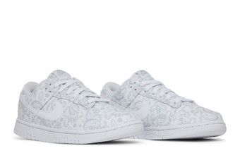 Size 10.0 Wmns Dunk Low 'White Paisley'