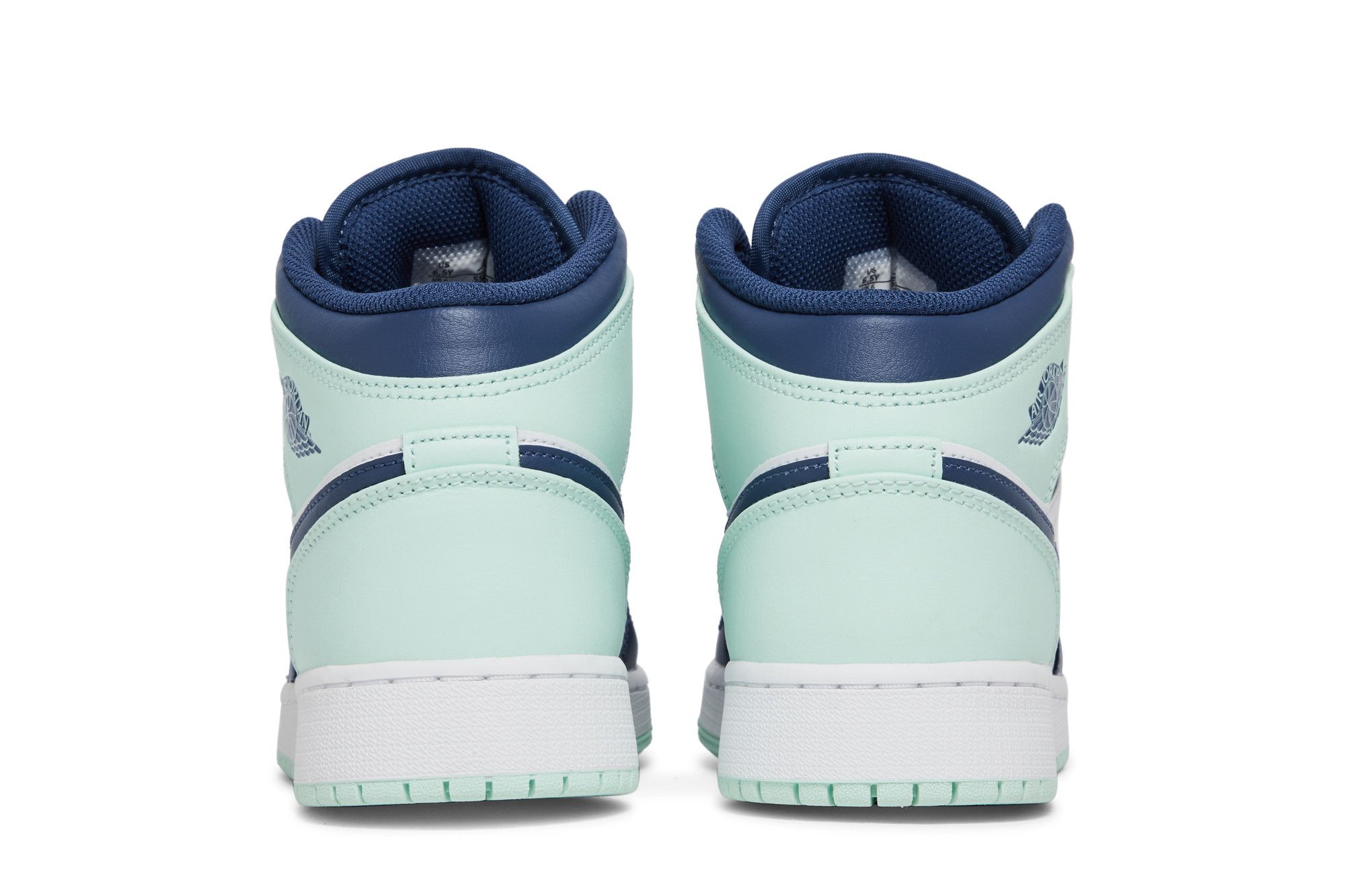 Pre-owned Air Jordan 1 Mid Gs 'blue Mint'
