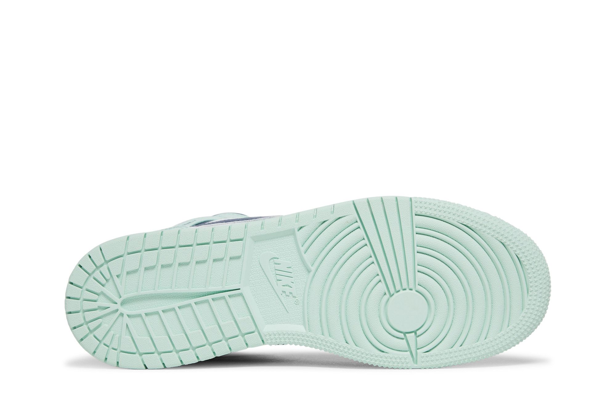Pre-owned Air Jordan 1 Mid Gs 'blue Mint'