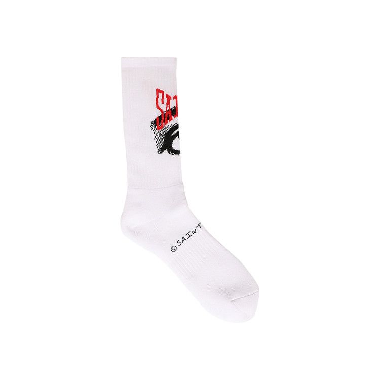 STM X WS SOCKS / WHITE saint michael - レッグウェア