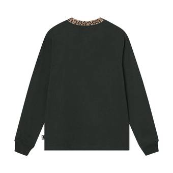 Buy Stussy Flower Mock Neck Long-Sleeve Crew 'Black' - 1140284