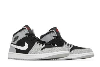 air jordan 1 mid elephant toe