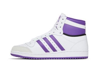 Adidas purple high on sale tops