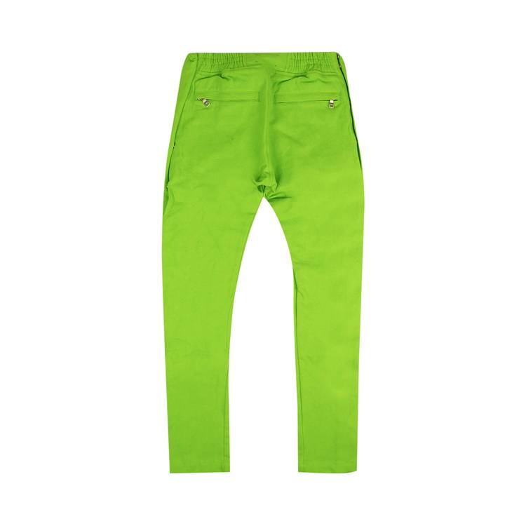 Buy Just Don Velvet Striped Tearaway Pants 'Green/White' - 4925  100000209VSTP GREE