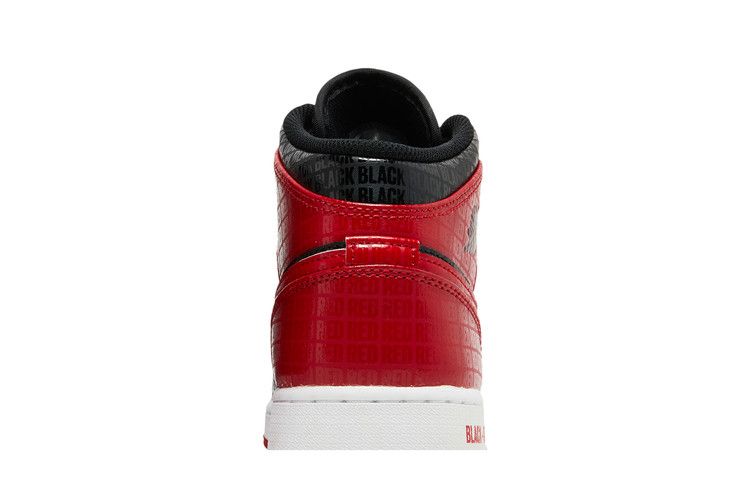 Jordan 1 Mid Bred Text Gs