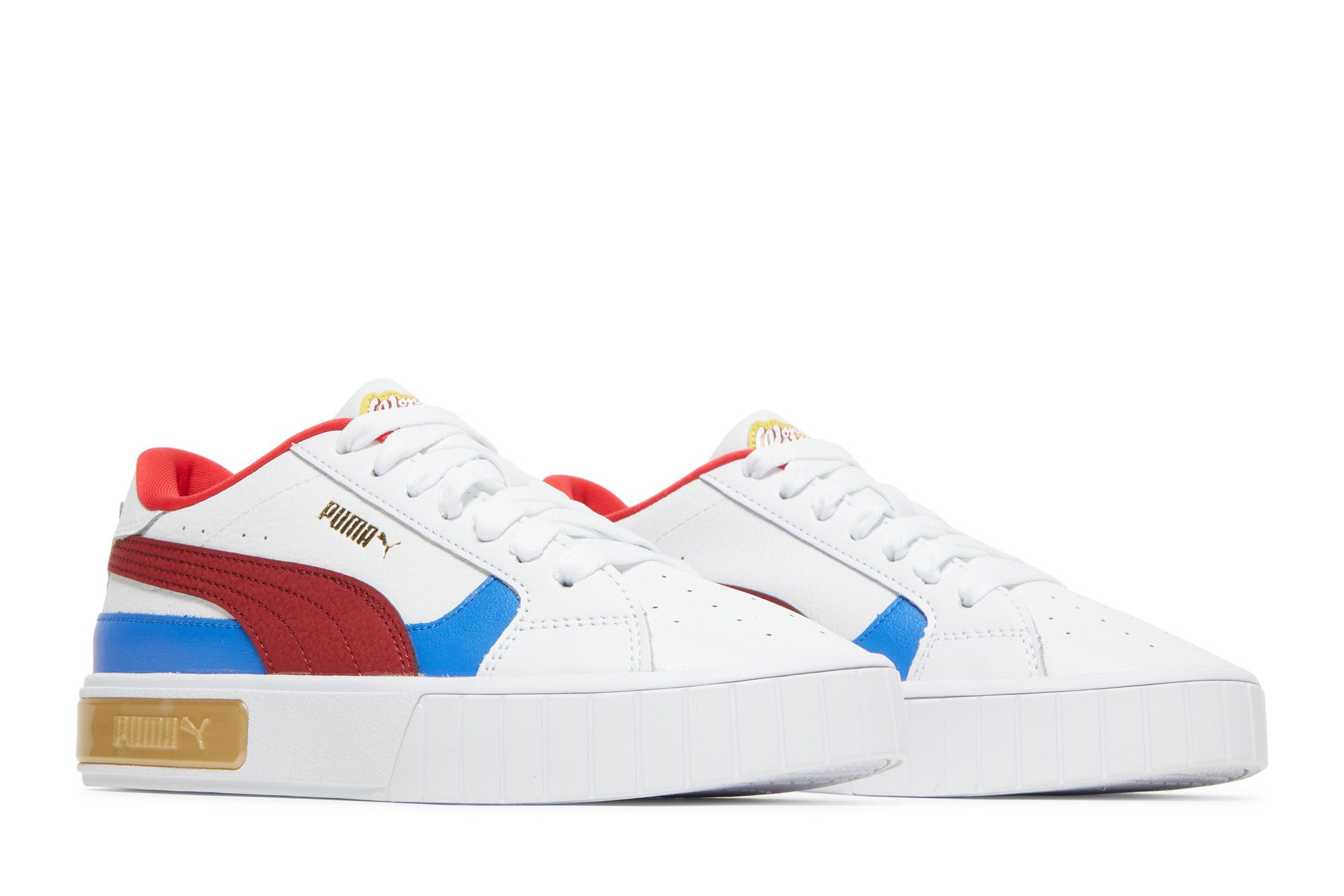 Pre-owned Puma Dc Comics X Cali Star Jr 'wonder Woman' In White
