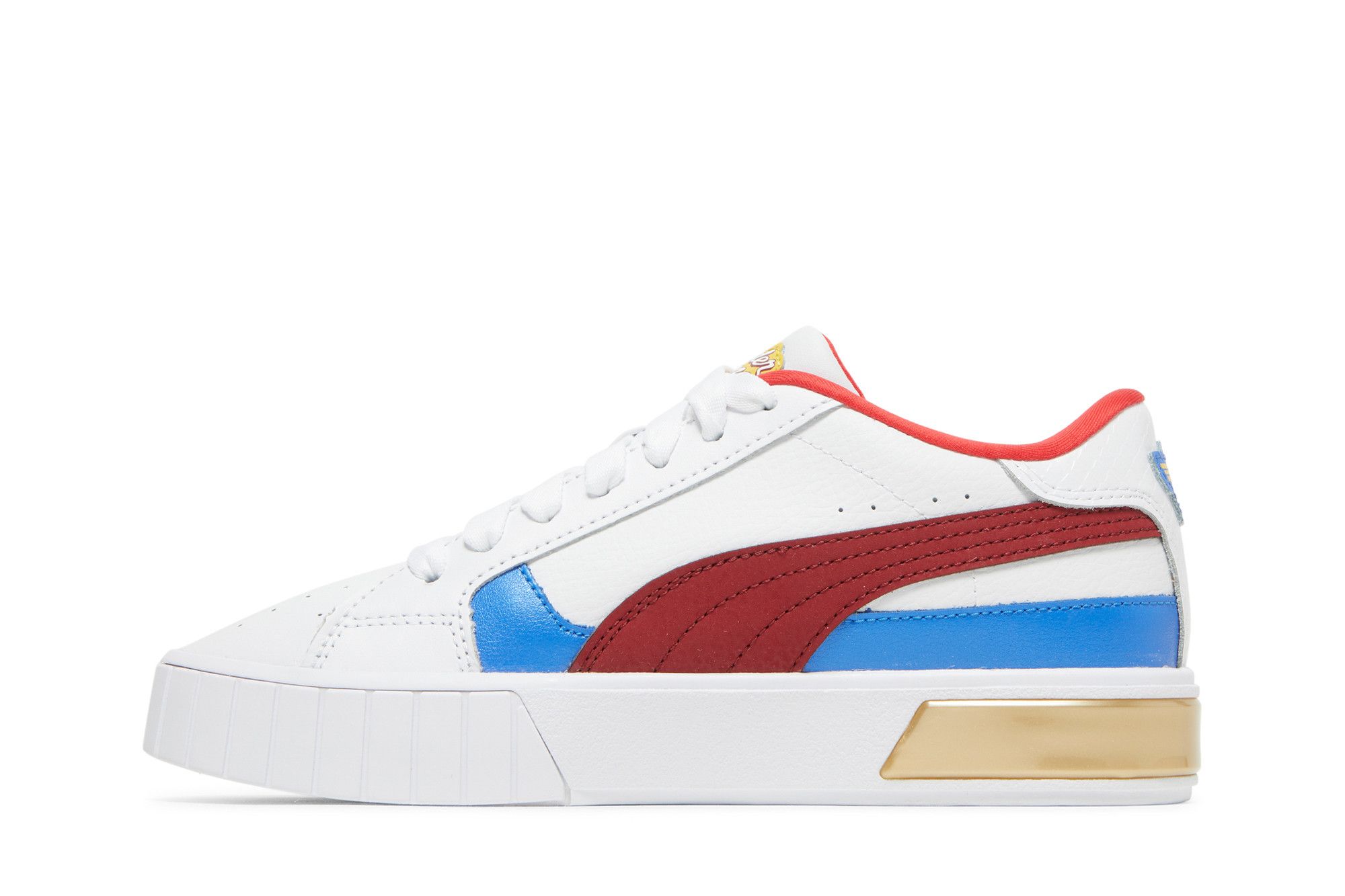 Pre-owned Puma Dc Comics X Cali Star Jr 'wonder Woman' In White
