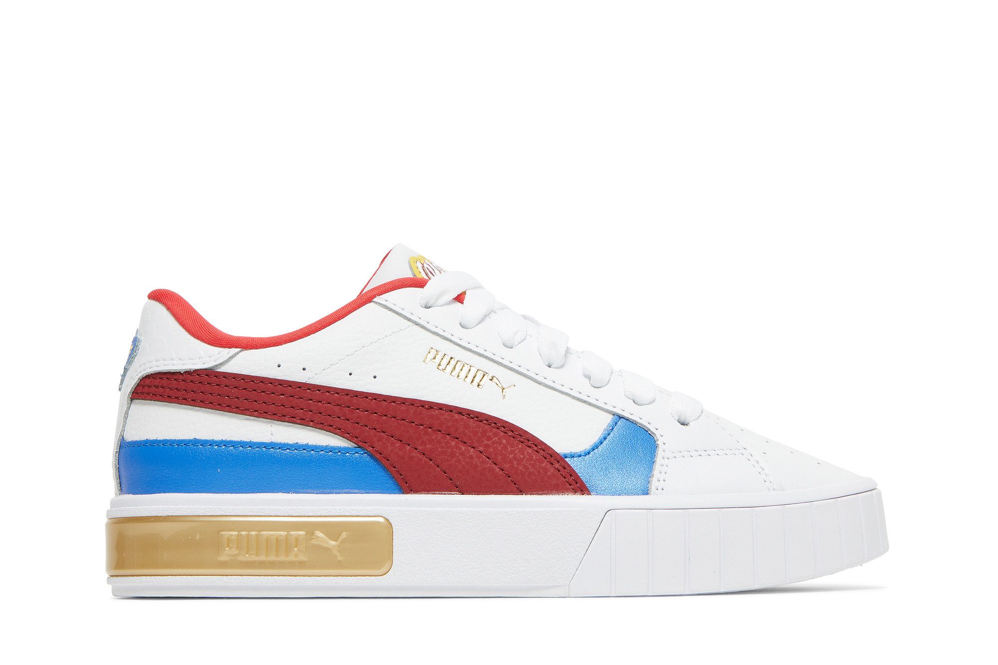 Pre-owned Puma Dc Comics X Cali Star Jr 'wonder Woman' In White