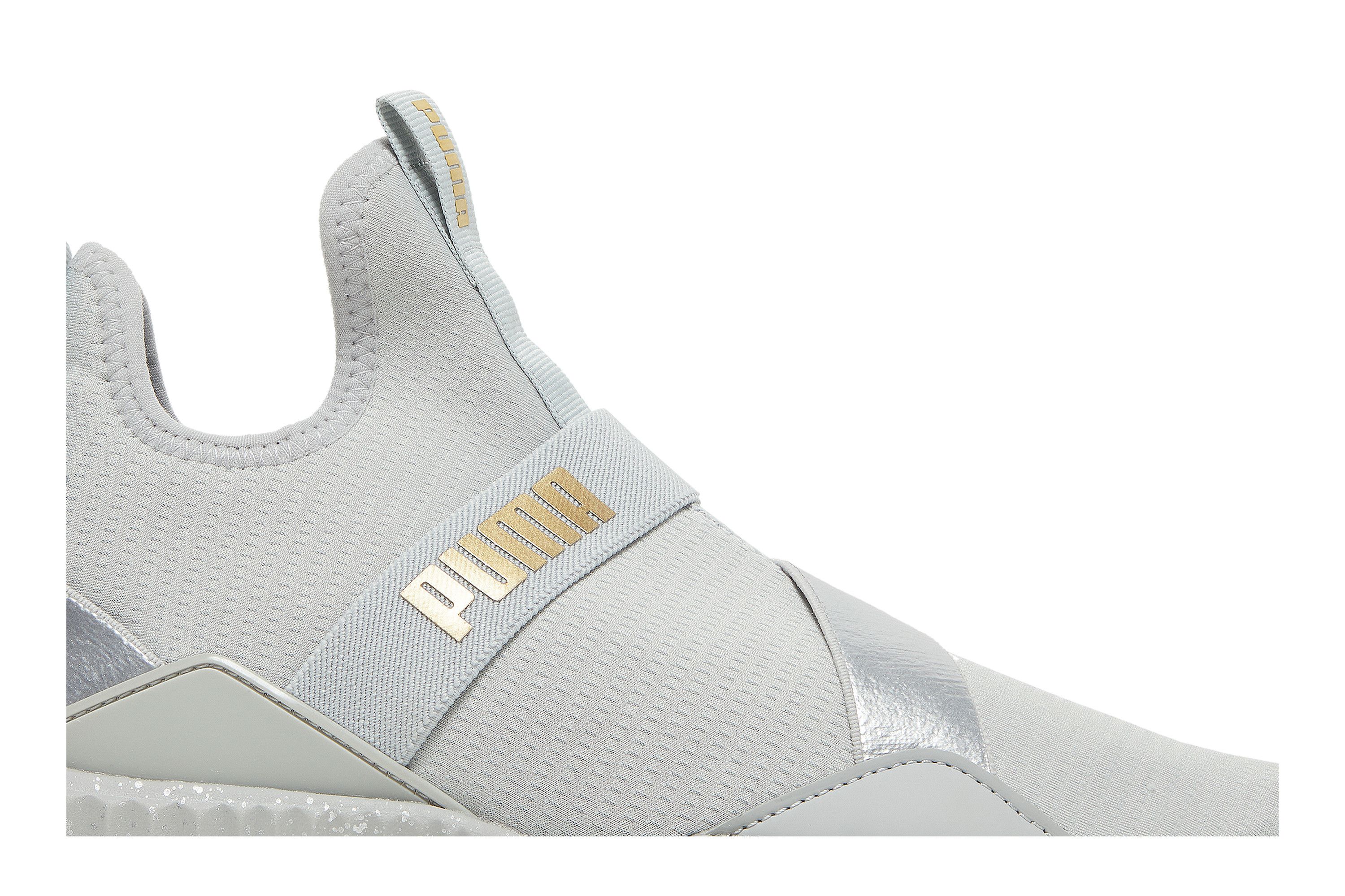 Pre-owned Puma Wmns Defy Mid Metal 'high Rise Silver'
