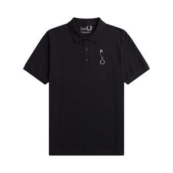 Buy Fred Perry x Raf Simons Slim Fit Pin Detail Polo 'Black
