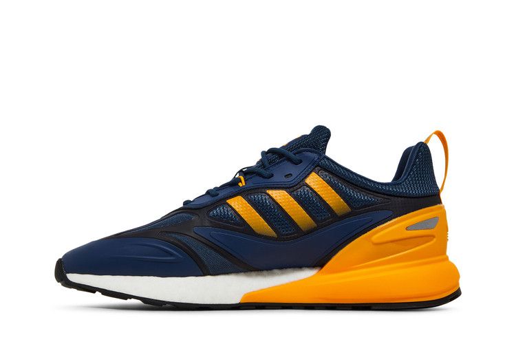 Buy Adidas ZX 2K Boost 2.0 'Crew Blue Semi Solar Gold' - GZ7733 | GOAT