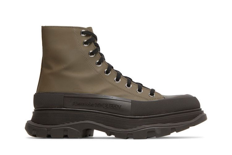 Alexander McQueen Tread Slick Boots 'Khaki Black'