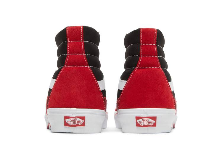 Vans Shoes Skate Sk8-Hi Authentic Black/Red 8 - APB Skateshop LLC.