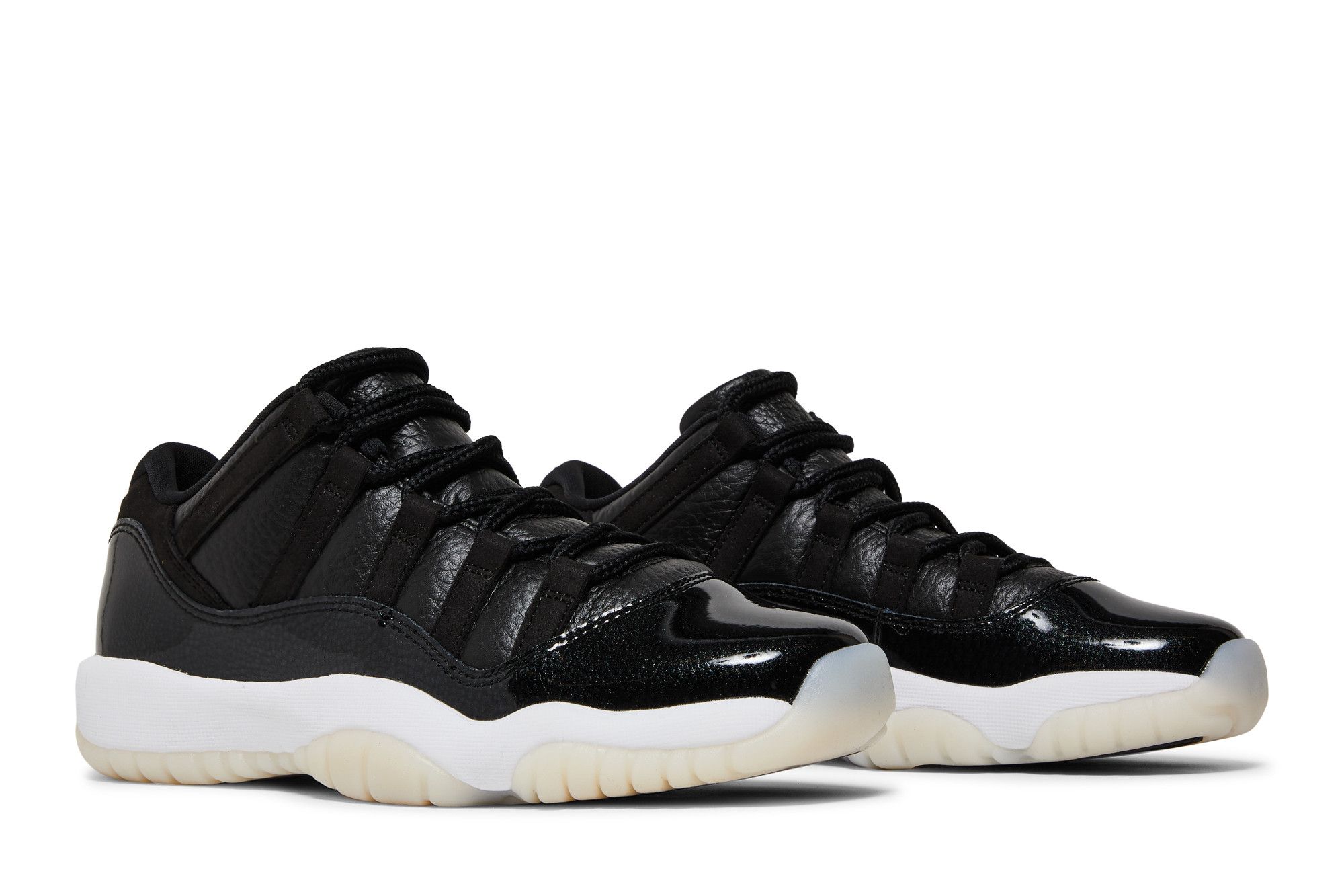 Pre-owned Air Jordan 11 Retro Low Gs '72-10' In Black