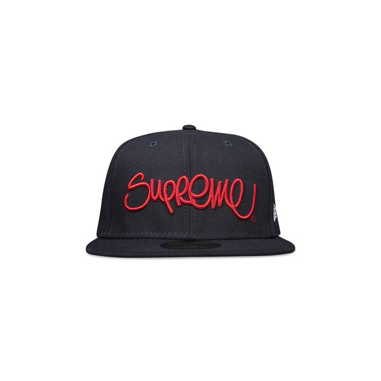 Buy Supreme Handstyle New Era 'Navy' - SS22H42 NAVY | GOAT