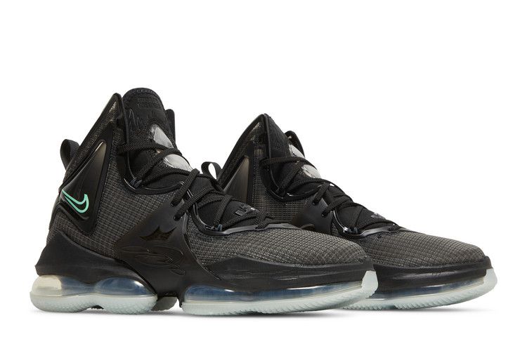 Black and cheap green lebrons