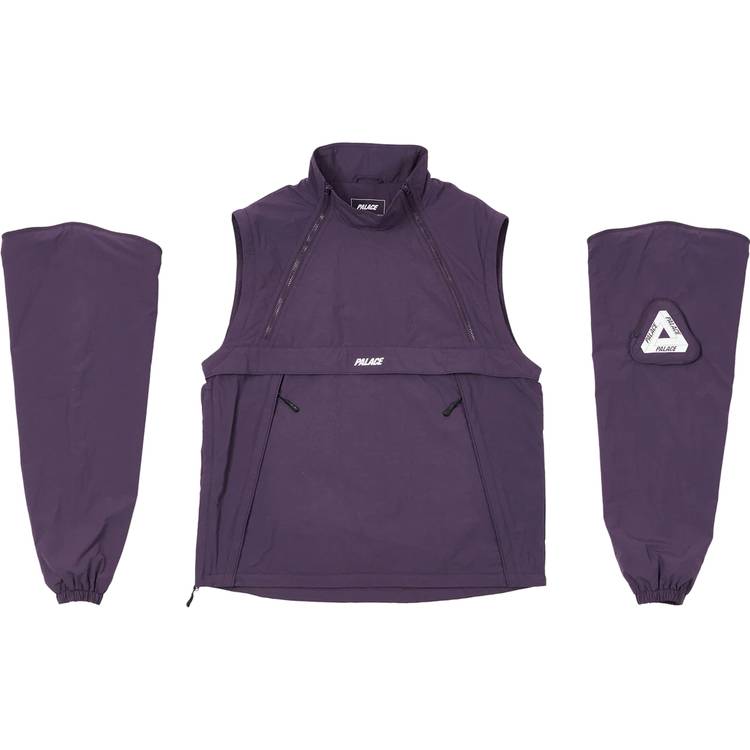 Buy Palace Zip Off Gilet Jacket 'Purple' - P22JK079 | GOAT