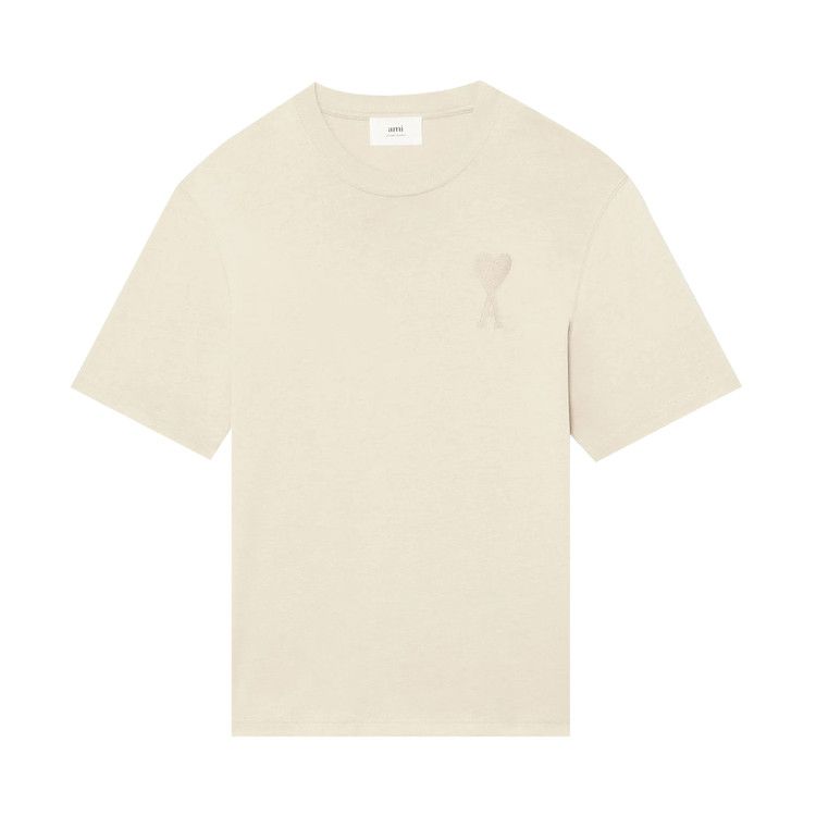Buy Ami Logo T-Shirt 'Beige' - UTS002 726 250 | GOAT
