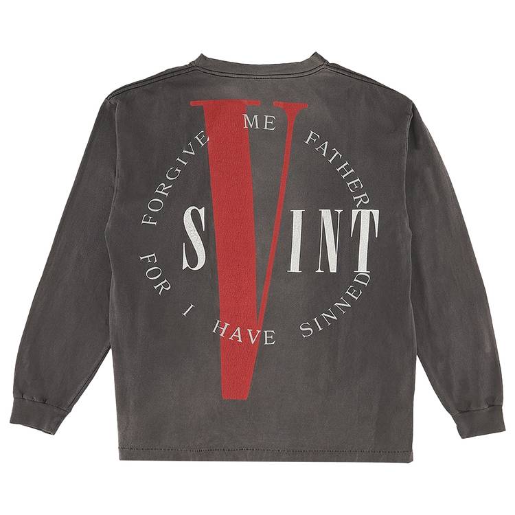 Saint Michael x Vlone Love And Hate Long-Sleeve T-Shirt 'Black'