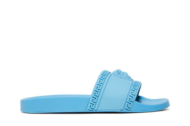 Buy Versace Palazzo Medusa Pool Slide 'Blue' - DSU5883 DGO9G 1V440