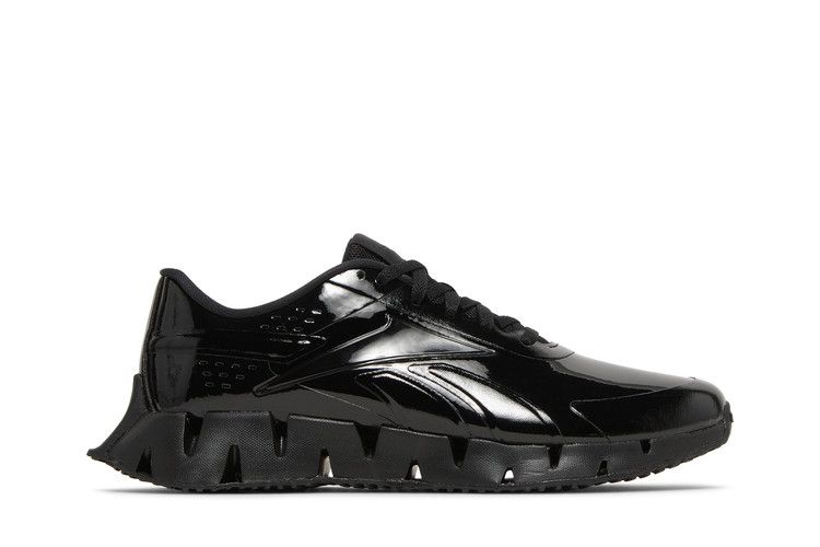 reebok zig black patent leather