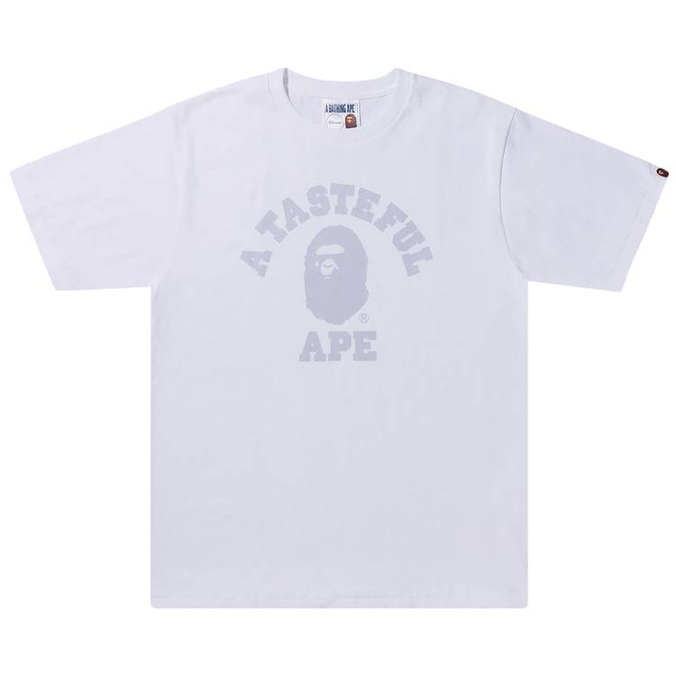 Buy BAPE x Jjjjound College Tee 'White' - 1H73 110 926 WHITE