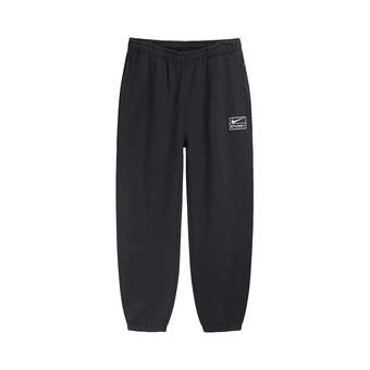 Nike x Stussy RA Stone Washed Fleece Pant 'Black/White' | GOAT