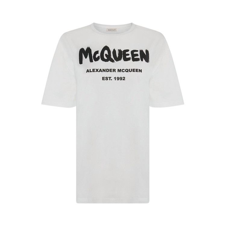 Buy Alexander McQueen Graffiti T-Shirt 'White' - 659729