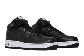  Nike Mens Air Force 1 Mid DJ7840 001 Stussy - Black - Size 4.5