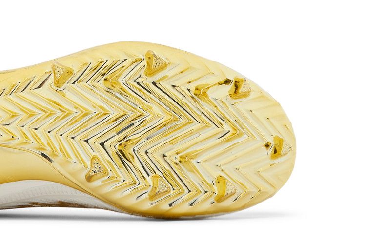Adizero Cleats White Gold Metallic