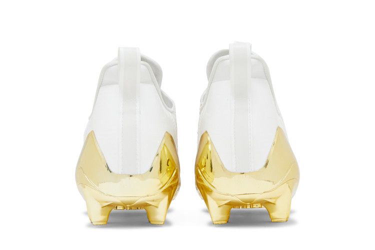 Adidas white and hot sale gold football cleats