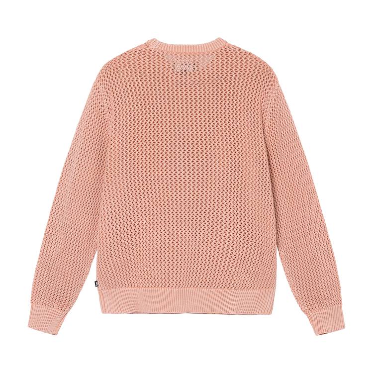 Buy Stussy Pigment Dyed Loose Gauge Sweater 'Peach' - 117115 
