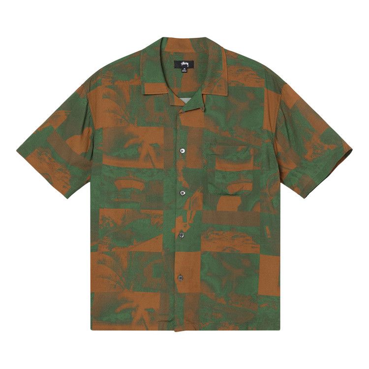 Stussy Photo Film Shirt 'green'