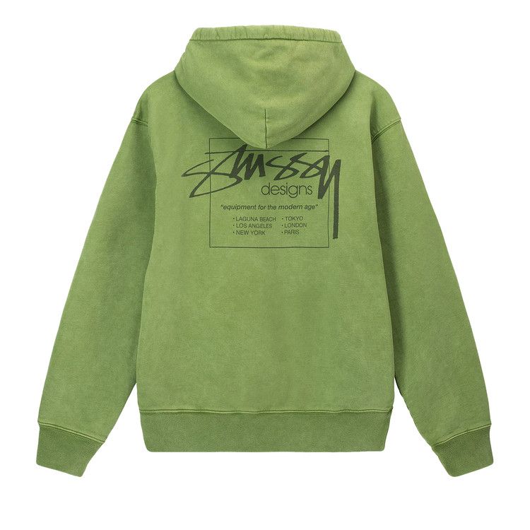 Stussy Dyed StüSsy Designs Hoodie 'green'