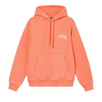 Stüssy stussy hoodie pink orange Buy Stussy Dyed Stüssy Designs Hoodie 'Peach' - 118485 PEAC