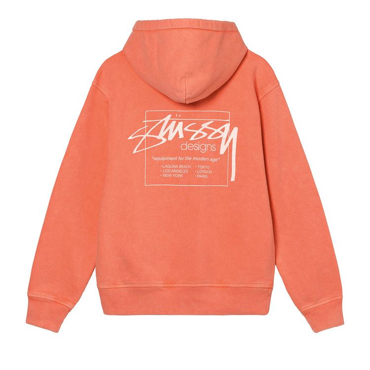 Stussy Dyed StüSsy Designs Hoodie 'peach'