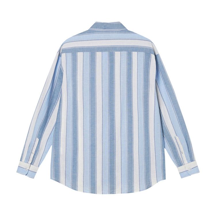 Stussy Wide Striped Shirt 'blue Stripe'