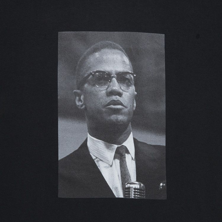 Buy Supreme Malcolm X Tee 'Black' - SS22T68 BLACK | GOAT CA