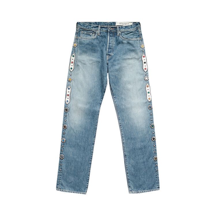 Kapital Monkey Cisco Studs 5 Pocket Denim Blue
