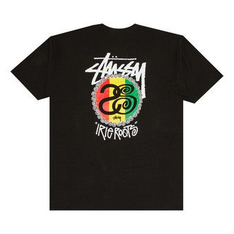 Buy Stussy Irie Roots Tee 'Black' - 0535 100000103IRT BLAC | GOAT