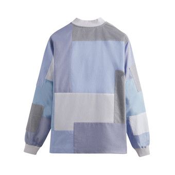 Buy Kith Patchwork Oxford Pearson Henley Pullover 'Prestige