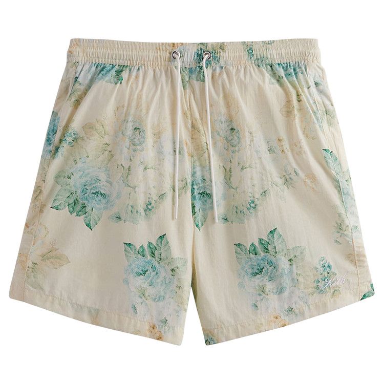 Buy Kith Printed Active Swim Short Vintage Roses 'Waffle