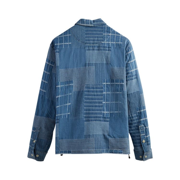 KITH Japanese indigo jacquard コーチジャケット Buy Kith Japanese Indigo Jacquard Coaches Jacket 'Indigo