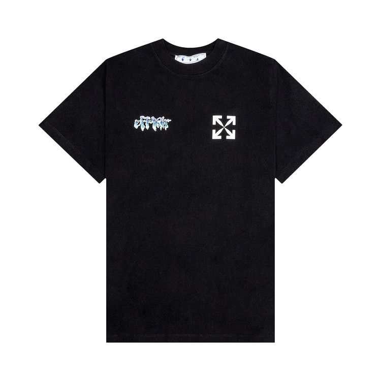 Buy Off-White 90's Liquid Slim Short-Sleeve Tee 'Black/White