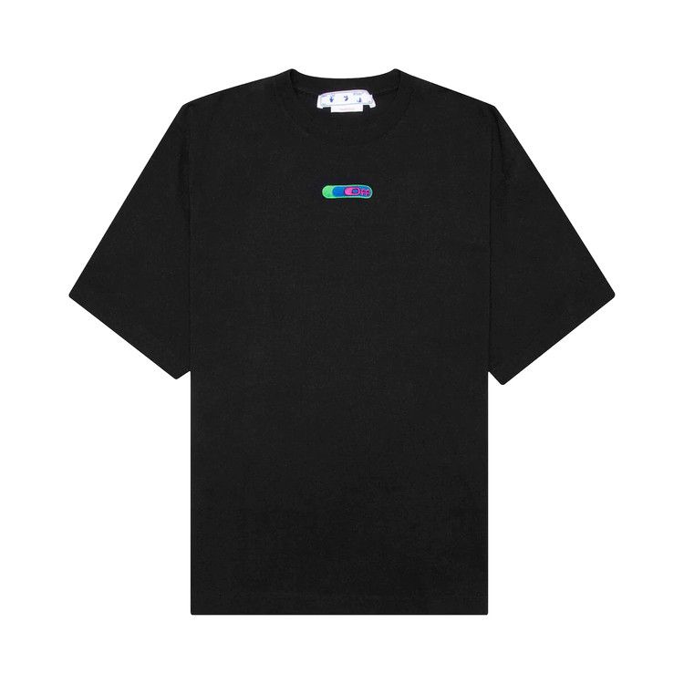 Off-White OMAA038F22JER008 ALIEN ARROW OVER T-shirt Tシャツ OFF-WHITE Alien Arrow Over Tee Black/Green Men's - FW22 - US