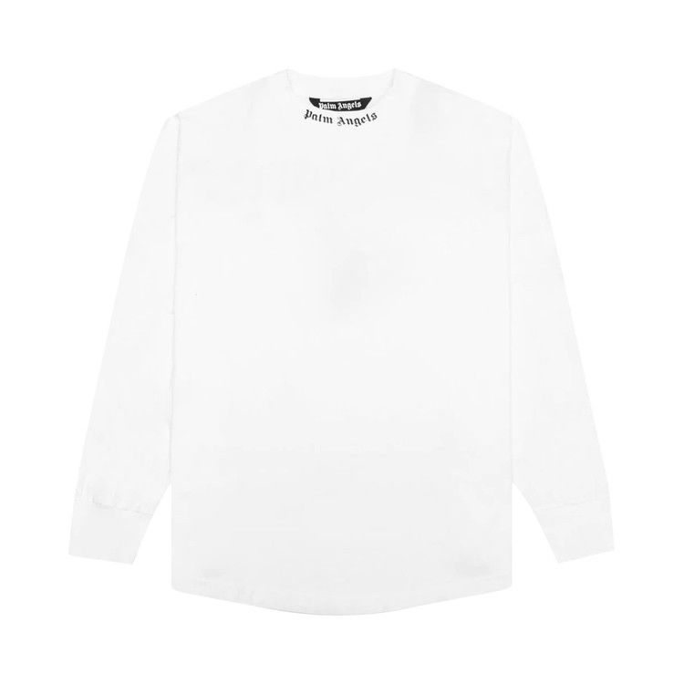 Buy Palm Angels Double Logo Over Long-Sleeve Tee 'White